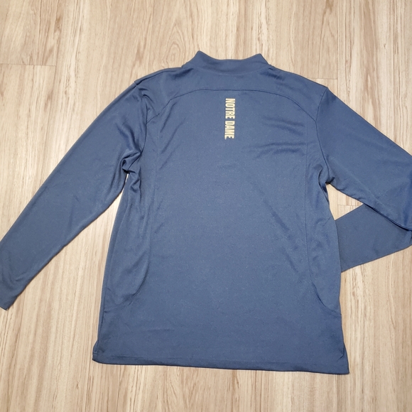 (2) Norte Dame XL Quarter-Zip Pullovers Mens Lightweight Sports College Football - Picture 15 of 15